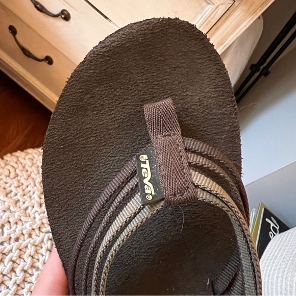 TEVA MUSH MANDALYN WEDGE SANDALS sz 8 - Picture 6 of 8